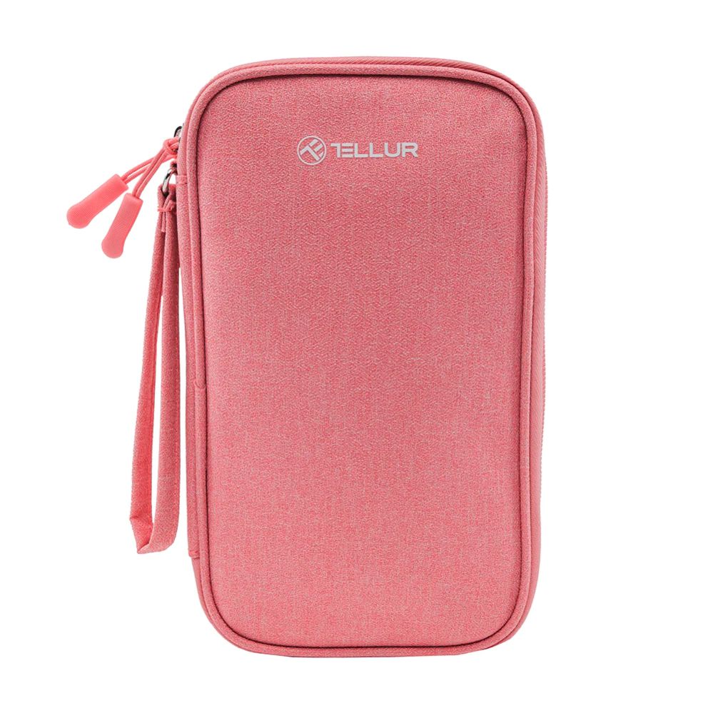 Somas un mugursomas Tellur Universal travel cable organiser Pink