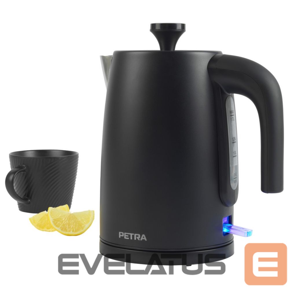 Veekeetja Petra PT5632MBLKVDE 3KW Kettle matte black