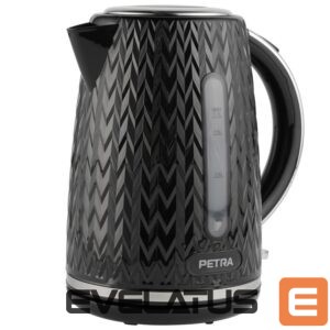 Teapot Petra  PT3864BLKVDEEU10 Chevron Jug Kettle black 