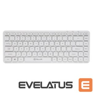 Arvuti klaviatuur Tellur  Mini Wireless Keyboard White 