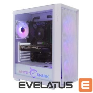 Computer case White Shark  GCC-2401 Warhead-3 White 4 Fans 12cm RGB 