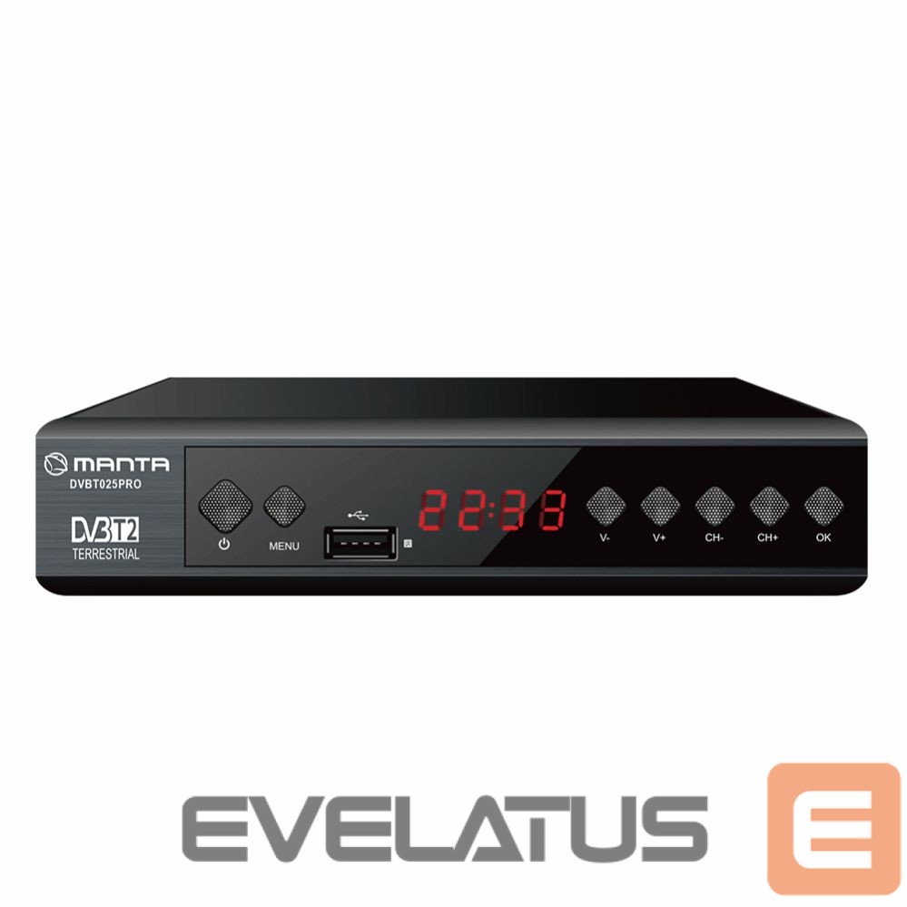 TV aksesuāri Manta DVBT025PRO DVBT-T2