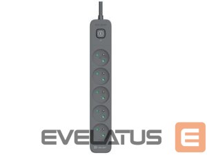 Buitinė elektronika Tracer  47023 Zebra mobile ready 1.5m (5 outlets + 2USB 2,1A) 