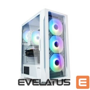 Computer case ZALMAN  I3 NEO TG White, RGB fan x4 