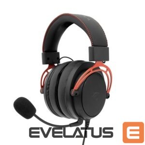 Ausinės su mikrofonu White Shark  GH-2341 Gorilla Black/Red 