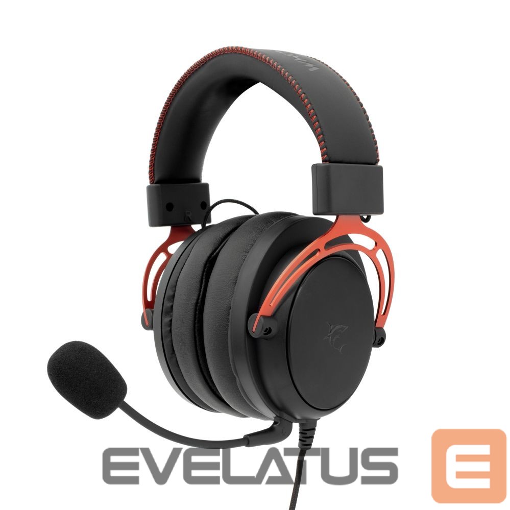 Headphone with microphone White Shark GH-2341 Gorilla Black/Red