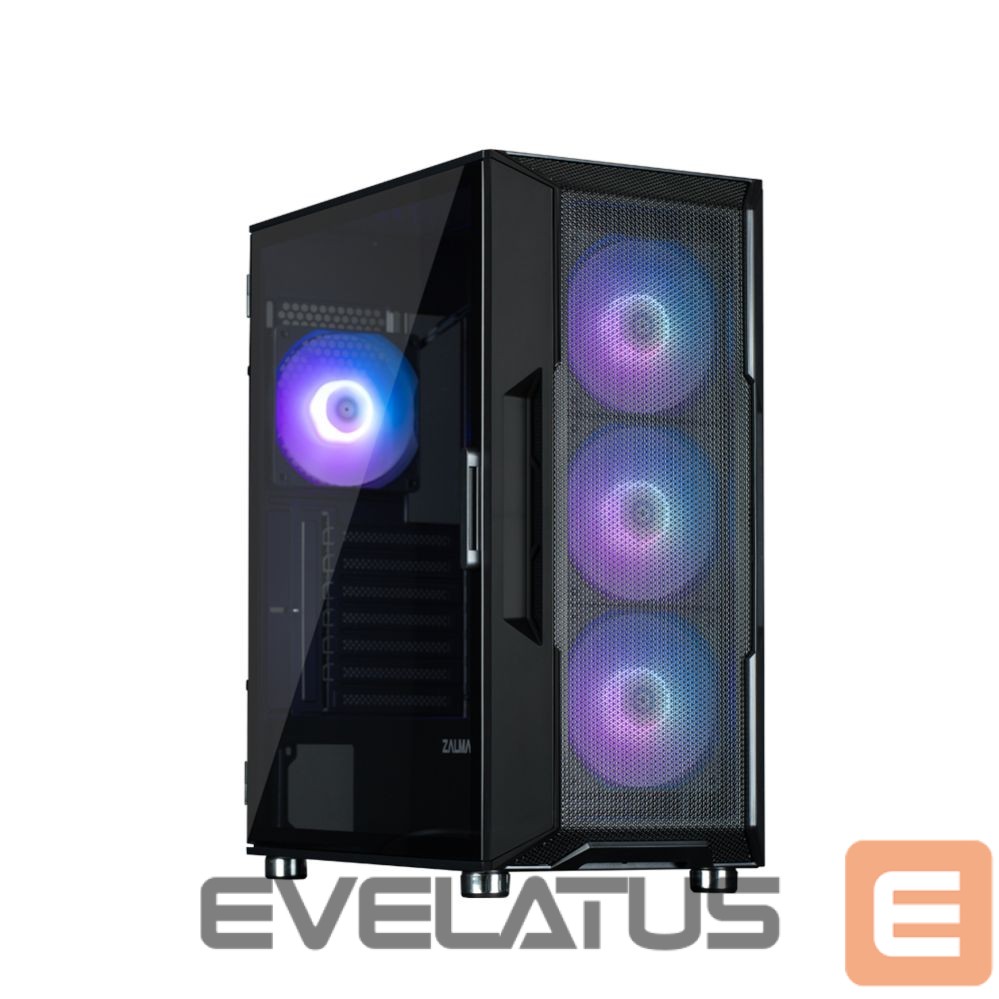 Computer case ZALMAN I3 NEO, ARGB fan x4 Black