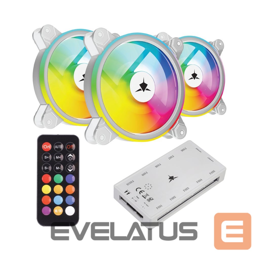 Cooler White Shark GCF-S028-005 Nebula-2 White ARGB Kit