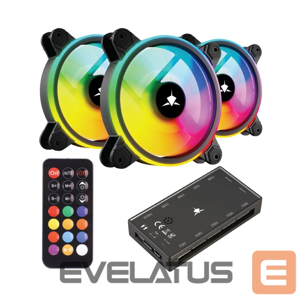 Cooler White Shark GCF-S028-004 Nebula-2 Black ARGB Kit