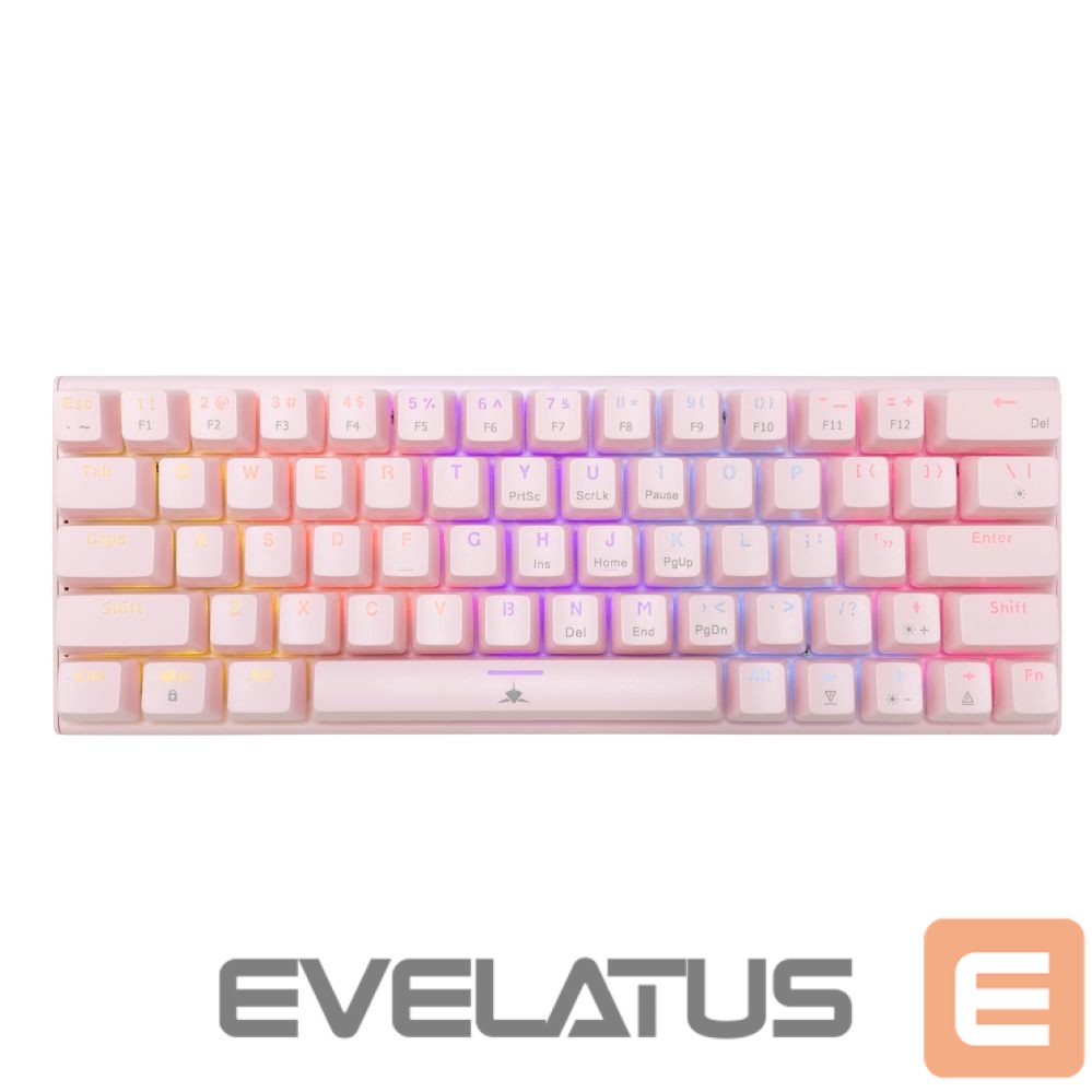 Computer keyboard White Shark GK-002421V2 Wakizashi-2 Pink US-Blue.SW