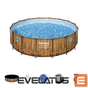 Piepūšamie baseini Bestway  56725 Power Steel Swim Vista Series Pool Set 
