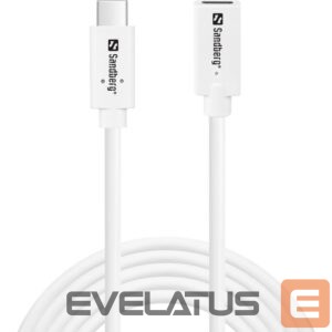 Kaabel Sandberg  136-55 USB-C>C M-F USB 3.1 100W, 2M 