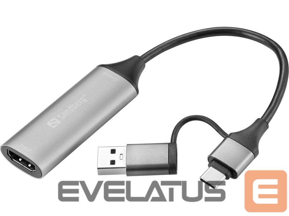 Converter Sandberg 136-70 HDMI Capture Link to USB-C/A