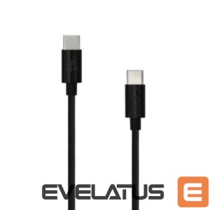 Kabelis Sbox  Type-C - Type-C M/M 3m Black USB-TYPEC-TYPEC-3 