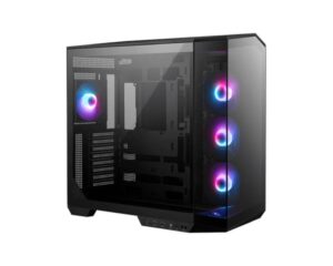 Computer case MSI  Case||MAG PANO 100R PZ|MidiTower|Case product features Transparent panel|ATX|MicroATX|MiniITX|Colour Black|MAGPANO100RPZ 