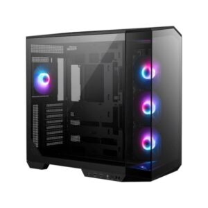 Computer case MSI  Case||MAG PANO 100R PZ|MidiTower|Case product features Transparent panel|ATX|MicroATX|MiniITX|Colour Black|MAGPANO100RPZ 