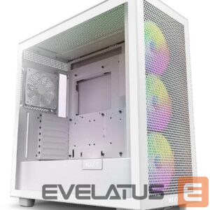 Computer case NZXT  Case||H7 Flow RGB|MidiTower|ATX|EATX|MicroATX|MiniITX|Colour White|CM-H72FW-R1 