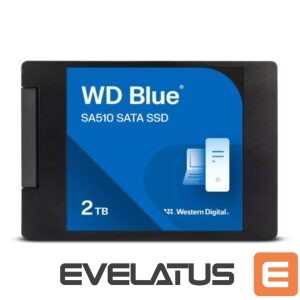 Hard drive SSD Western Digital  SSD||Blue SA510|2TB|SATA 3.0|Write speed 520 MBytes/sec|Read speed 560 MBytes/sec|2,5"|TBW 500 TB|MTBF 1750000 hours|WDS200T3B0A 