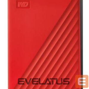 Kõvaketas HDD Western Digital  External HDD||My Passport|6TB|USB 2.0|USB 3.2|Red|WDBR9S0060BRD-WESN 