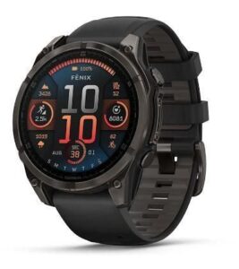 Nutikell Garmin  SMARTWATCH FENIX 8 SAPPHIRE/BLACK/GRAY 010-02905-21 