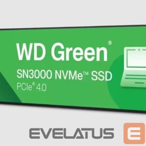 Hard drive SSD Western Digital  SSD||Green|500GB|M.2|PCIe Gen4|NVMe|Write speed 4100 MBytes/sec|Read speed 5000 MBytes/sec|2.3mm|TBW 100 TB|WDS500G4G0E 