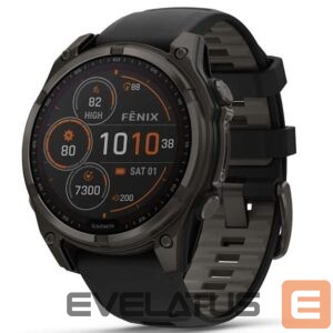 Nutikell Garmin  SMARTWATCH FENIX 8 SAPP. SOLAR/BLACK/GRAY 010-02907-11 