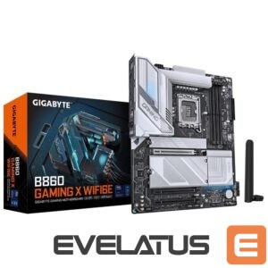 Motherboard for Intel processors Gigabyte  Mainboard||Intel B860 Express|LGA1851|ATX|Memory DDR5|Memory slots 4|1xPCI-Express 16x|2xM.2|1xHDMI|1xDisplayPort|1xAudio-In|1xAudio-Out|1xMicrophone|5xUSB 2.0|3xUSB 3.2|1xUSB-C|1xRJ45|B860GAMINGXWIFI6E1.0 