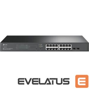Commutator TP-Link  Switch||JetStream|TL-SG2218P|Desktop/pedestal|16x10Base-T / 100Base-TX / 1000Base-T|2xSFP|PoE+ ports 16|150 Watts|TL-SG2218P 
