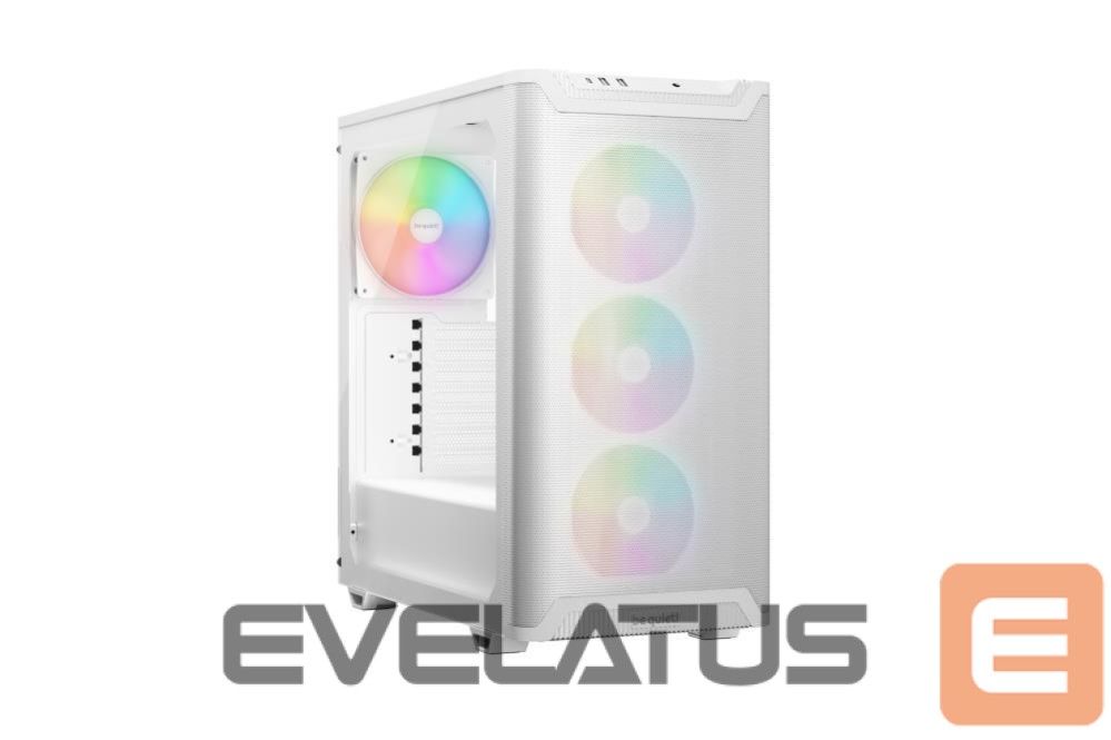 Computer case BE QUIET Case||PURE BASE 501 LX|MidiTower|Case product features Transparent panel|Not included|ATX|MicroATX|MiniITX|Colour White|BGW79