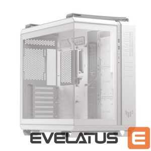 Kompiuterio dėžė Asus  Case||TUF Gaming GT502 Horizon|MidiTower|Case product features Transparent panel|Not included|ATX|MicroATX|MiniITX|Colour White|TUFGAMGT502HORIZONWHT 