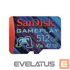 Memory cards SANDISK BY WESTERN DIGITAL  MEMORY MICRO SDXC 512GB UHS-I/SDSQXAV-512G-GN6XN 