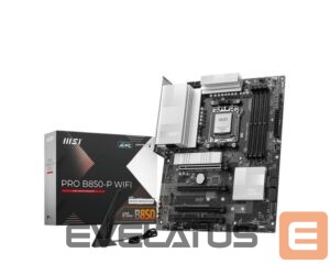 AMD procesoriaus pagrindinė plokštė MSI  Mainboard||AMD B850|SAM5|ATX|Memory DDR5|Memory slots 4|4xPCI-Express 16x|3xM.2|1xHDMI|1xAudio-In|1xAudio-Out|4xUSB 2.0|2xUSB 3.2|2xUSB-C|1xOptical S/PDIF|1xRJ45|PROB850-PWIFI 