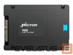 Cietais disks SSD Micron  SSD||SSD series 7450 PRO|960GB|PCIe Gen4|NVMe|NAND flash technology TLC|Write speed 1400 MBytes/sec|Read speed 6800 MBytes/sec|Form Factor U.3|TBW 28000 TB|MTFDKCB960TFR-1BC1ZABYYR 