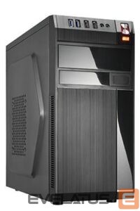 Kompiuterio dėžė GOLDEN TIGER  Case||Baltimore 530|MiniTower|Not included|MicroATX|Colour Black|BALTIMORE5302USB2+2USB3 