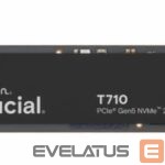 Kõvaketas SSD Crucial  SSD||T710|2TB|M.2|PCIe Gen5|NVMe|Write speed 13800 MBytes/sec|Read speed 14500 MBytes/sec|TBW 1200 TB|CT2000T710SSD8 