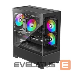 Computer case XILENCE  Case||XG172|MidiTower|Case product features Fan control panel/Transparent panel|Not included|Colour Black|XG172 