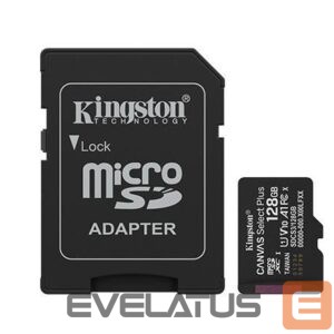 Other Computer Accessory Kingston  MEMORY MICRO SDXC 128GB UHS-I/W/ADAPTER SDCS3/128GB 