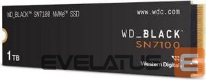 Hard drive SSD Western Digital  SSD||Black SN7100|1TB|M.2|PCIe Gen4|NVMe|3D TLC|Write speed 6900 MBytes/sec|Read speed 7250 MBytes/sec|WDS100T4X0E 