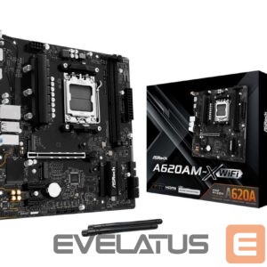 AMD protsessori emaplaat Asrock  Mainboard||AMD A620|SAM5|Micro-ATX|Memory DDR5|Memory slots 2|A620AM-XWIFI 