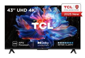 Televizoriai TCL  TV Set||43 "|4K Ultra HD|3840 x 2160 pixels|Flat|16:9|DLED|43V6C 