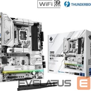 Intel protsessori emaplaat Asrock  Mainboard||Intel Z890|LGA1851|ATX|Memory DDR5|Memory slots 4|Z890STEELLEGENDWIFI 