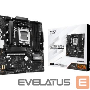 Motherboard for AMD processors Asrock  Mainboard||AMD A620A|SAM5|Micro-ATX|Memory DDR5|Memory slots 4|A620AMPRO-A 