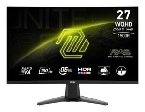 Monitor MSI  LCD Monitor||27 "|2560 x 1440 pixels|Quad HD|Native aspect ratio 16:9|LCD|Curved|MAG27CQ6F 