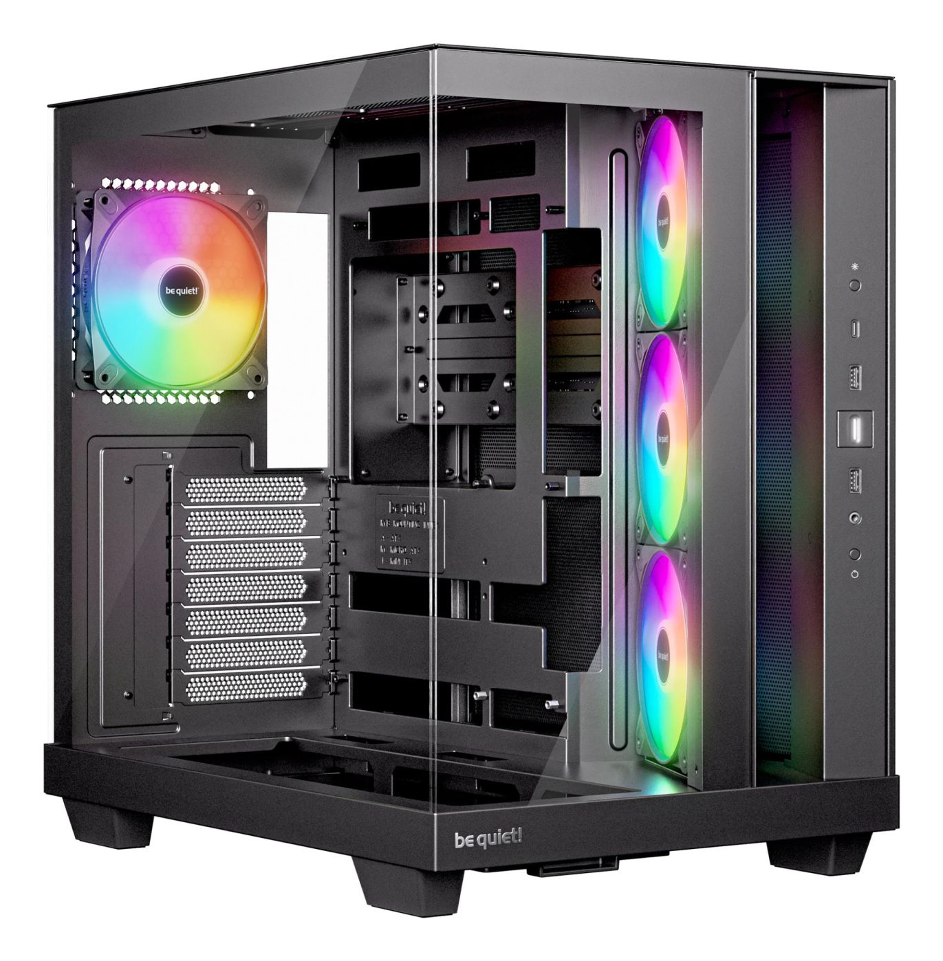 Arvuti korpus BE QUIET Case||ATX/micro ATX/Mini-ITX|Black|Midi Tower|PC|BGW85