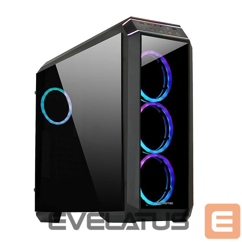 Arvuti korpus Chieftec Case||ATX/micro ATX/Mini-ITX|Black|Midi Tower|PC|GP-02B-UC-OP