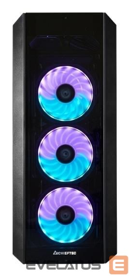 Arvuti korpus Chieftec Case||ATX/micro ATX/Mini-ATX|Black|Midi Tower|PC|GL-03B-UC-OP