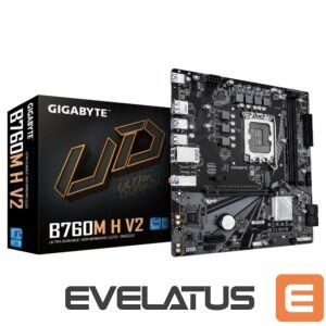 Motherboard for Intel processors Gigabyte  Mainboard||Intel B760 Express|LGA1700|Micro-ATX|Memory DDR5|Memory slots 2|B760MHV21.0 