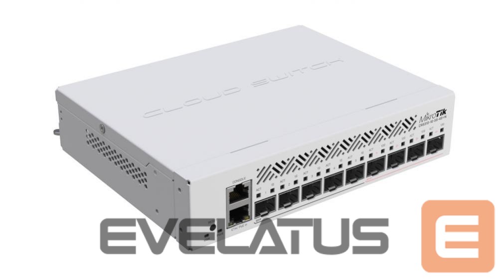 Võrgulülitid Mikrotik Switch||CRS310-1G-5S-4S+IN|Type L3|5|4|2|PoE ports 1|CRS310-1G-5S-4S+IN