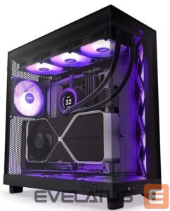 Computer case NZXT  Case||H6 Flow RGB|MidiTower|Case product features Transparent panel|Not included|ATX|MicroATX|MiniITX|Colour Black|CC-H61FB-R1 