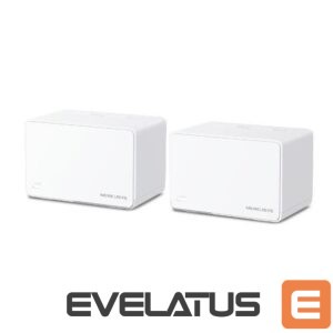 Routers MERCUSYS  Wireless Router||Wireless Router|2-pack|3000 Mbps|Mesh|3x10/100/1000M|HALOH80X(2-PACK) 